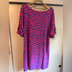 Lilly Pulitzer Dress with Ruffle Sleeve